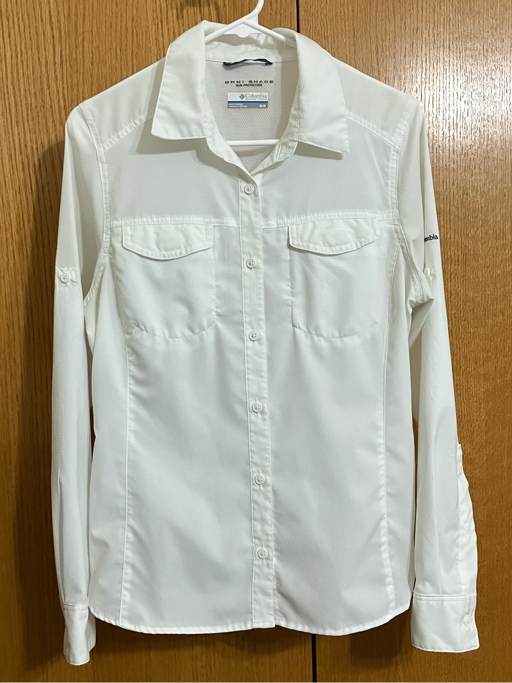 Columbia Silver Ridge Lite Omni-Shade Women’s White Shirt Size Medium